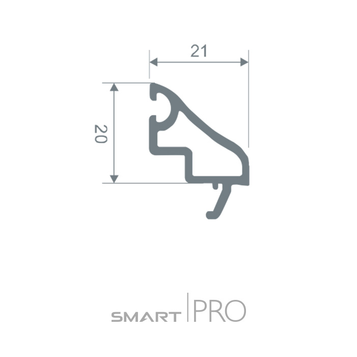 Штапик универсальный 20 мм в Экибастузе