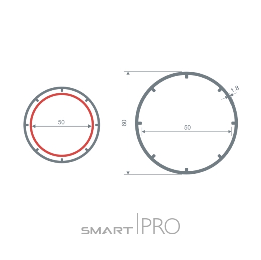 Труба круглая (60) в Экибастузе