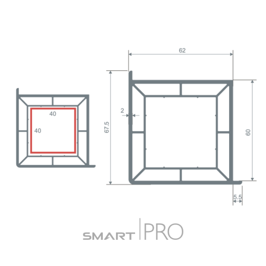 Профиль углового соединения (60) в Экибастузе