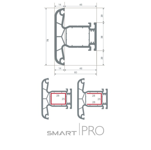 Импост 4-х камерный в Экибастузе