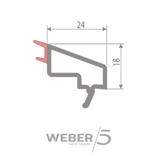Штапик стандартный 24 мм в Экибастузе